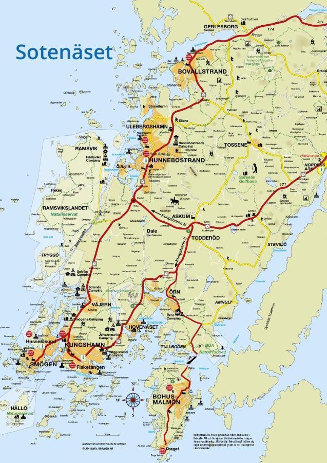 Lyckans Vandringshem Hunnebostrand Exteriör bild